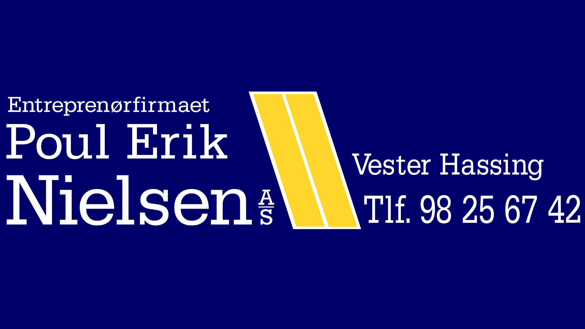 Entreprenørfirmaet Poul Erik Nielsen logo