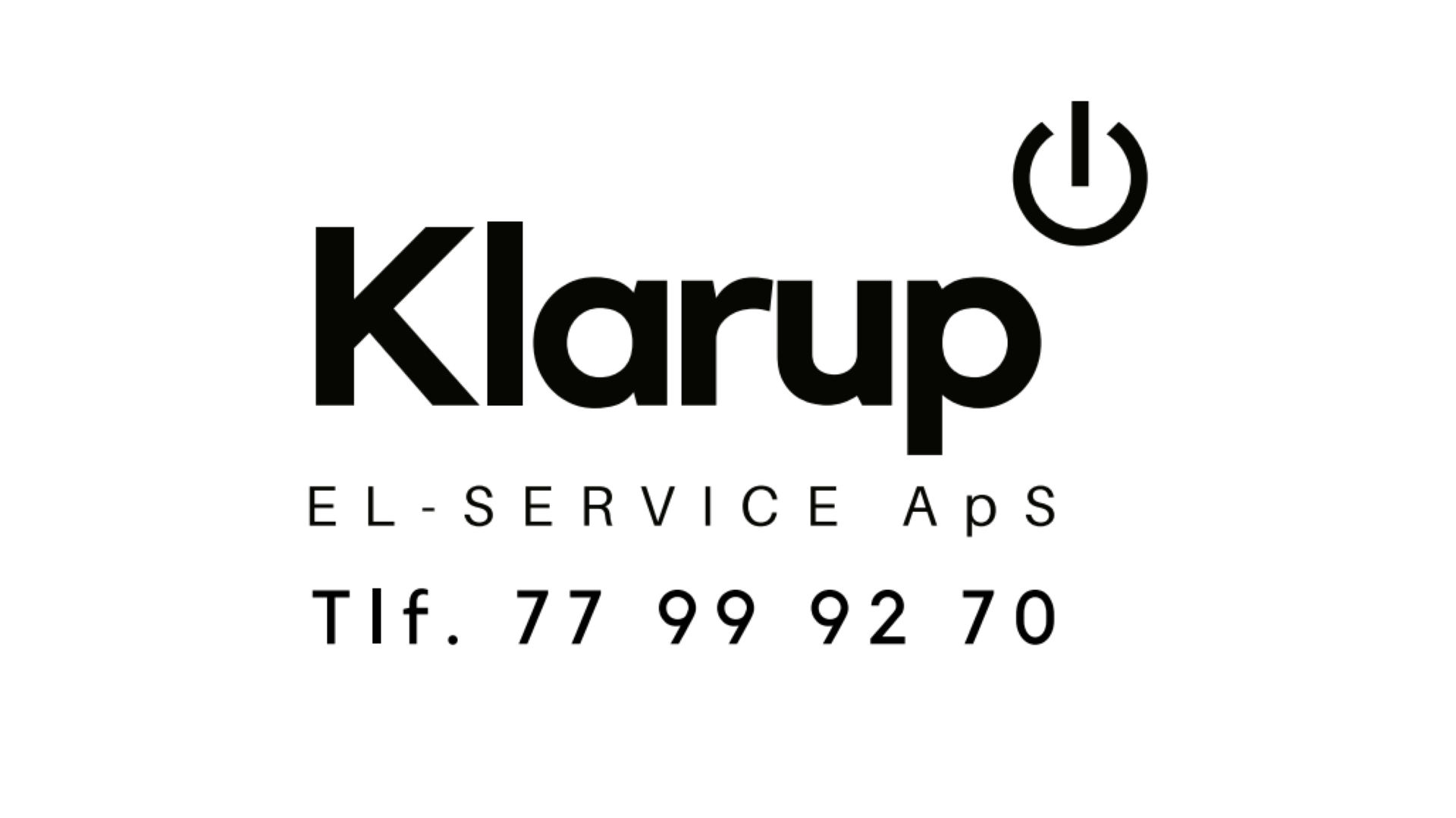 Logo - Klarup El-Service